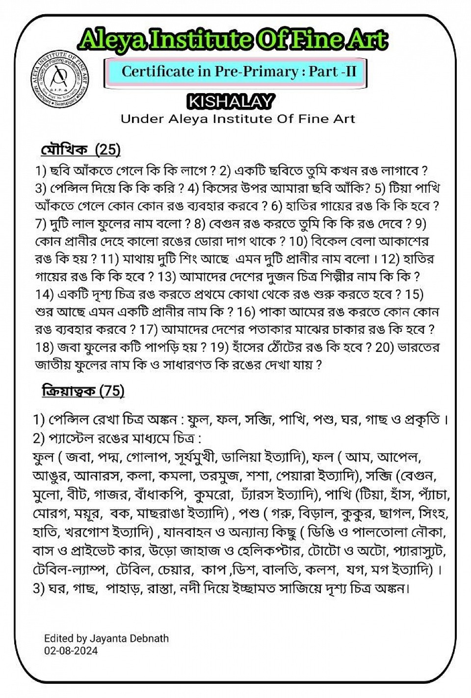 Kishalaya (Part -II)